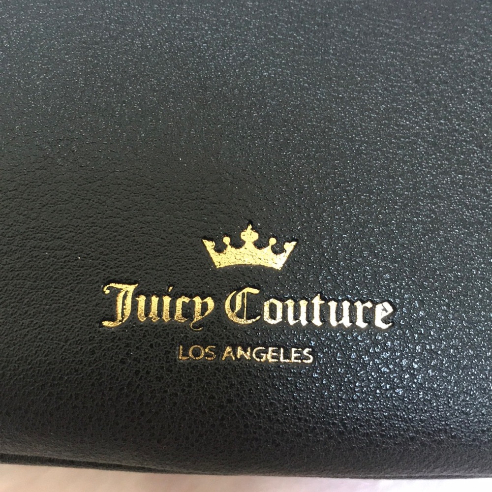JUICY COUTURE BLACK PURSE - Picture 5 of 8